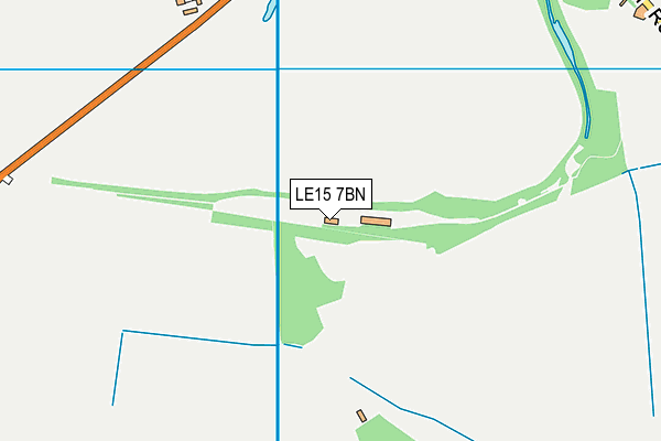 LE15 7BN map - OS VectorMap District (Ordnance Survey) LE15 7BN map - OS VectorMap District (Ordnance Survey)