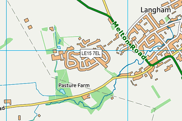 LE15 7EL map - OS VectorMap District (Ordnance Survey) LE15 7EL map - OS VectorMap District (Ordnance Survey)