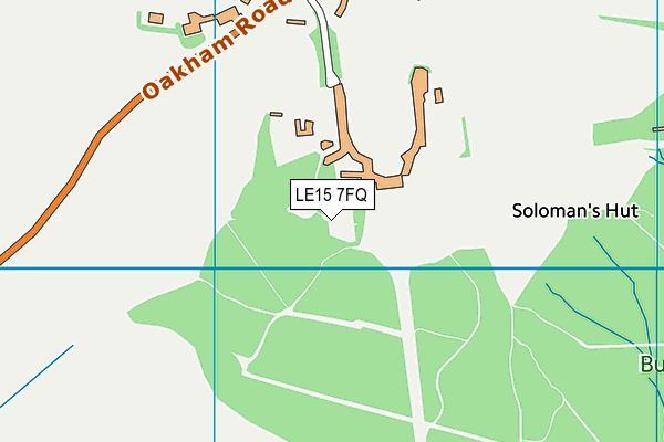LE15 7FQ map - OS VectorMap District (Ordnance Survey) LE15 7FQ map - OS VectorMap District (Ordnance Survey)
