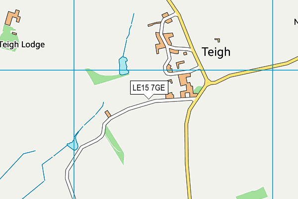 LE15 7GE map - OS VectorMap District (Ordnance Survey) LE15 7GE map - OS VectorMap District (Ordnance Survey)