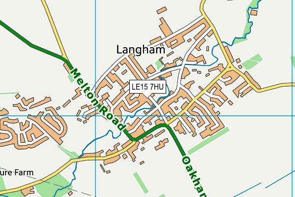 LE15 7HU map - OS VectorMap District (Ordnance Survey) LE15 7HU map - OS VectorMap District (Ordnance Survey)