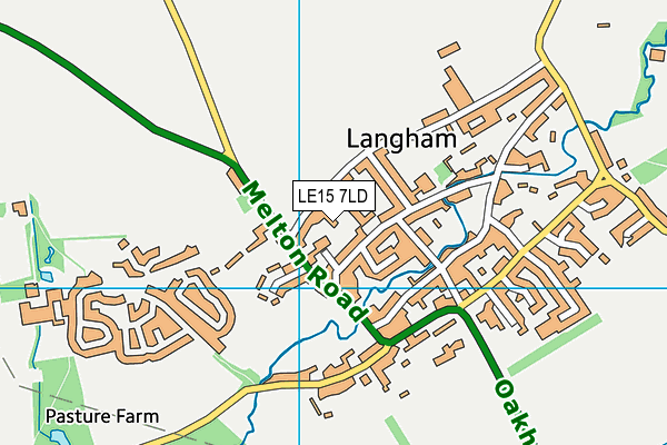 LE15 7LD map - OS VectorMap District (Ordnance Survey) LE15 7LD map - OS VectorMap District (Ordnance Survey)