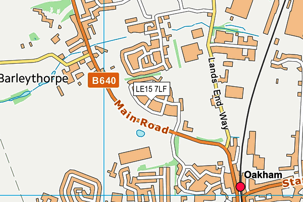 LE15 7LF map - OS VectorMap District (Ordnance Survey) LE15 7LF map - OS VectorMap District (Ordnance Survey)