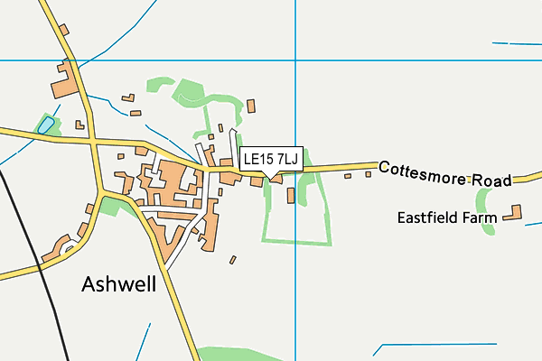 LE15 7LJ map - OS VectorMap District (Ordnance Survey) LE15 7LJ map - OS VectorMap District (Ordnance Survey)