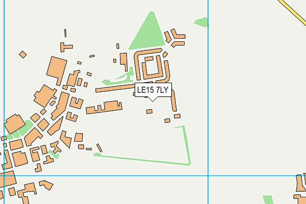 LE15 7LY map - OS VectorMap District (Ordnance Survey) LE15 7LY map - OS VectorMap District (Ordnance Survey)