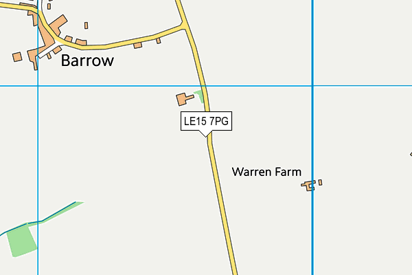 LE15 7PG map - OS VectorMap District (Ordnance Survey) LE15 7PG map - OS VectorMap District (Ordnance Survey)