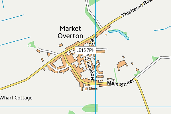 LE15 7PH map - OS VectorMap District (Ordnance Survey) LE15 7PH map - OS VectorMap District (Ordnance Survey)
