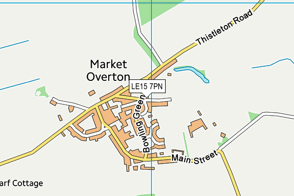 LE15 7PN map - OS VectorMap District (Ordnance Survey) LE15 7PN map - OS VectorMap District (Ordnance Survey)