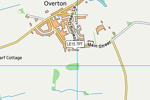 LE15 7PT map - OS VectorMap District (Ordnance Survey) LE15 7PT map - OS VectorMap District (Ordnance Survey)