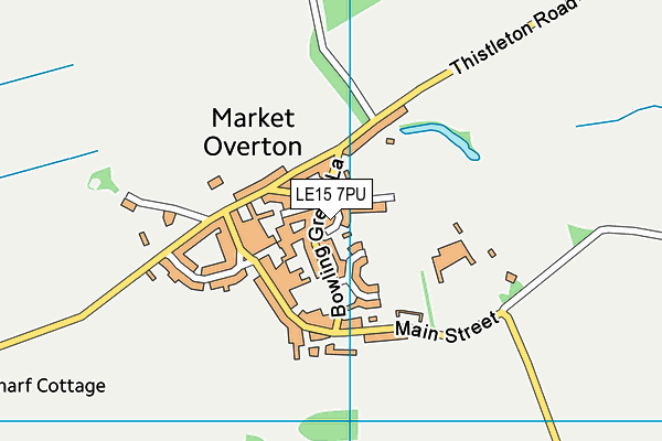 LE15 7PU map - OS VectorMap District (Ordnance Survey) LE15 7PU map - OS VectorMap District (Ordnance Survey)