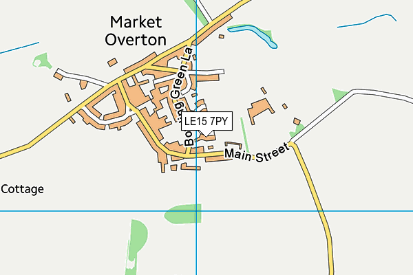 LE15 7PY map - OS VectorMap District (Ordnance Survey) LE15 7PY map - OS VectorMap District (Ordnance Survey)