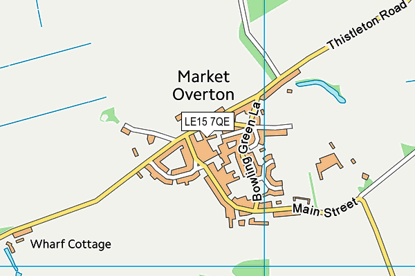 LE15 7QE map - OS VectorMap District (Ordnance Survey) LE15 7QE map - OS VectorMap District (Ordnance Survey)