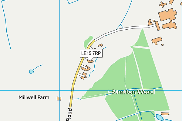 LE15 7RP map - OS VectorMap District (Ordnance Survey) LE15 7RP map - OS VectorMap District (Ordnance Survey)