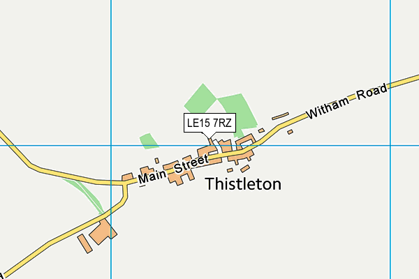 LE15 7RZ map - OS VectorMap District (Ordnance Survey) LE15 7RZ map - OS VectorMap District (Ordnance Survey)