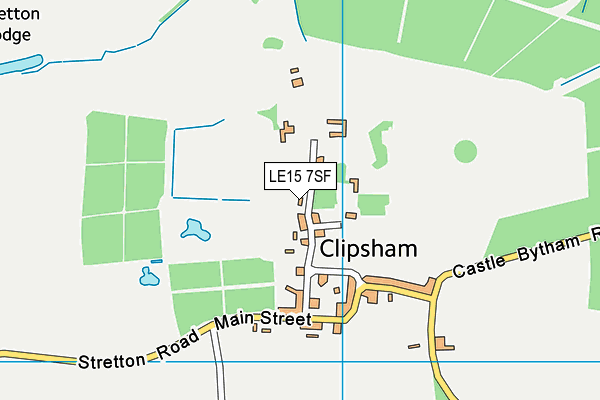 LE15 7SF map - OS VectorMap District (Ordnance Survey) LE15 7SF map - OS VectorMap District (Ordnance Survey)