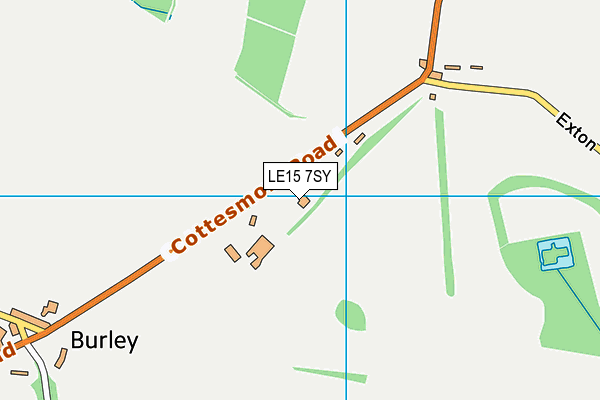 LE15 7SY map - OS VectorMap District (Ordnance Survey) LE15 7SY map - OS VectorMap District (Ordnance Survey)