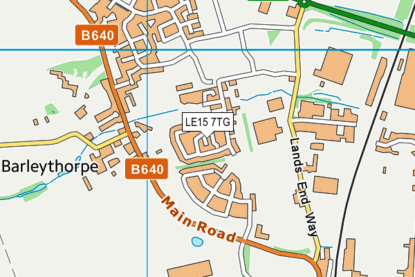 LE15 7TG map - OS VectorMap District (Ordnance Survey) LE15 7TG map - OS VectorMap District (Ordnance Survey)