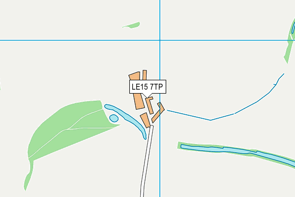 LE15 7TP map - OS VectorMap District (Ordnance Survey) LE15 7TP map - OS VectorMap District (Ordnance Survey)
