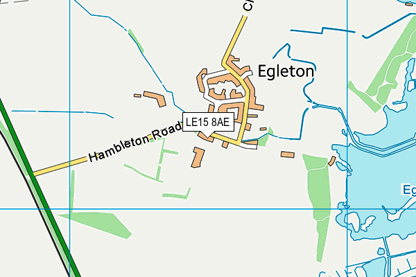 LE15 8AE map - OS VectorMap District (Ordnance Survey) LE15 8AE map - OS VectorMap District (Ordnance Survey)
