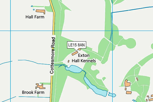 LE15 8AN map - OS VectorMap District (Ordnance Survey) LE15 8AN map - OS VectorMap District (Ordnance Survey)