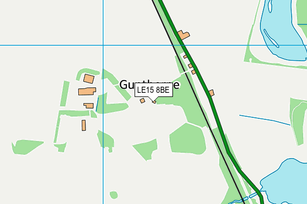 LE15 8BE map - OS VectorMap District (Ordnance Survey) LE15 8BE map - OS VectorMap District (Ordnance Survey)