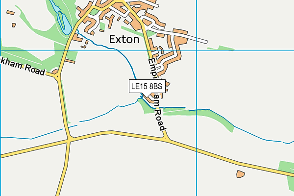 LE15 8BS map - OS VectorMap District (Ordnance Survey) LE15 8BS map - OS VectorMap District (Ordnance Survey)