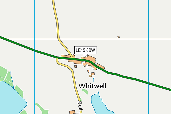 LE15 8BW map - OS VectorMap District (Ordnance Survey) LE15 8BW map - OS VectorMap District (Ordnance Survey)