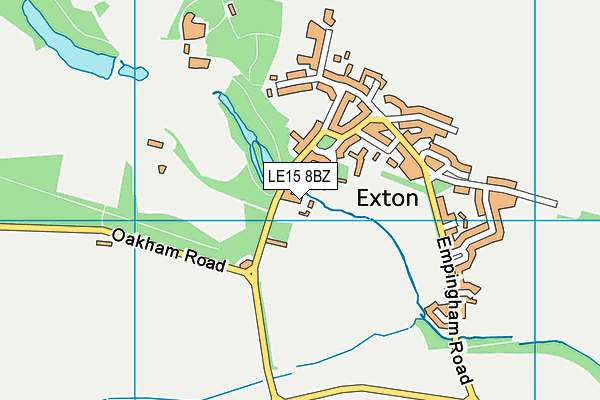 LE15 8BZ map - OS VectorMap District (Ordnance Survey) LE15 8BZ map - OS VectorMap District (Ordnance Survey)