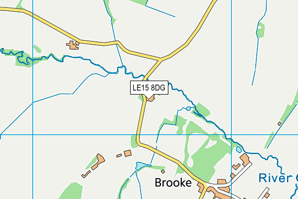 LE15 8DG map - OS VectorMap District (Ordnance Survey) LE15 8DG map - OS VectorMap District (Ordnance Survey)