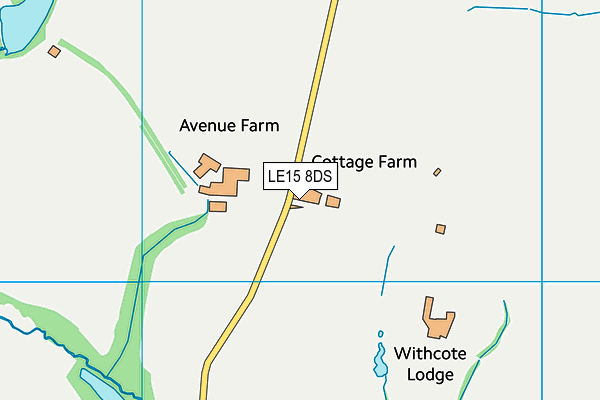 LE15 8DS map - OS VectorMap District (Ordnance Survey) LE15 8DS map - OS VectorMap District (Ordnance Survey)