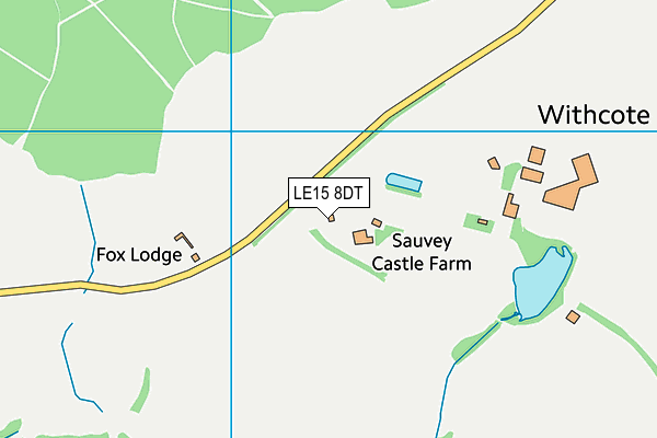 LE15 8DT map - OS VectorMap District (Ordnance Survey) LE15 8DT map - OS VectorMap District (Ordnance Survey)
