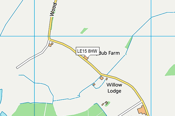 LE15 8HW map - OS VectorMap District (Ordnance Survey) LE15 8HW map - OS VectorMap District (Ordnance Survey)