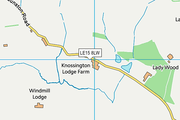 LE15 8LW map - OS VectorMap District (Ordnance Survey) LE15 8LW map - OS VectorMap District (Ordnance Survey)