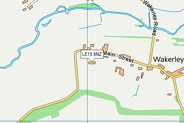LE15 8NZ map - OS VectorMap District (Ordnance Survey) LE15 8NZ map - OS VectorMap District (Ordnance Survey)