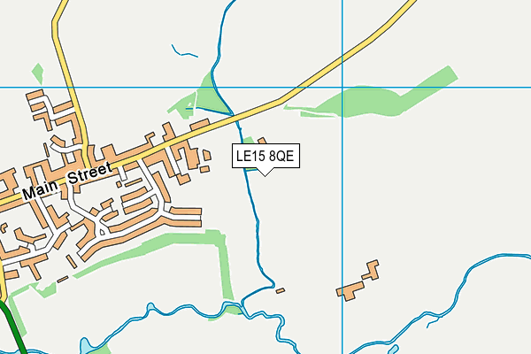 LE15 8QE map - OS VectorMap District (Ordnance Survey) LE15 8QE map - OS VectorMap District (Ordnance Survey)