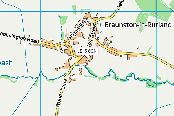 LE15 8QN map - OS VectorMap District (Ordnance Survey) LE15 8QN map - OS VectorMap District (Ordnance Survey)