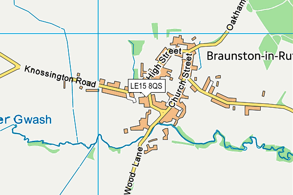 LE15 8QS map - OS VectorMap District (Ordnance Survey) LE15 8QS map - OS VectorMap District (Ordnance Survey)