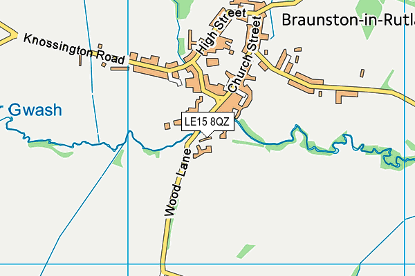 LE15 8QZ map - OS VectorMap District (Ordnance Survey) LE15 8QZ map - OS VectorMap District (Ordnance Survey)