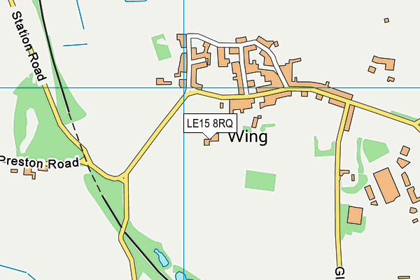 LE15 8RQ map - OS VectorMap District (Ordnance Survey) LE15 8RQ map - OS VectorMap District (Ordnance Survey)