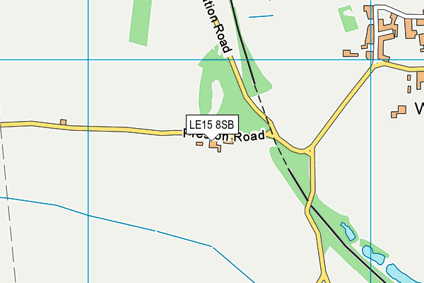 LE15 8SB map - OS VectorMap District (Ordnance Survey) LE15 8SB map - OS VectorMap District (Ordnance Survey)