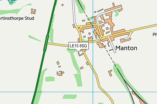 LE15 8SQ map - OS VectorMap District (Ordnance Survey) LE15 8SQ map - OS VectorMap District (Ordnance Survey)