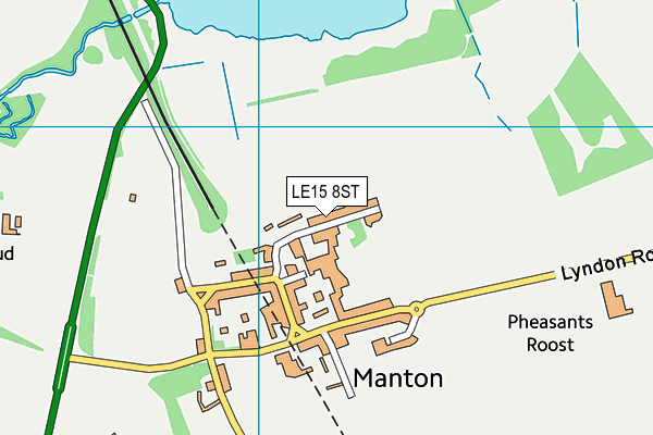 LE15 8ST map - OS VectorMap District (Ordnance Survey) LE15 8ST map - OS VectorMap District (Ordnance Survey)