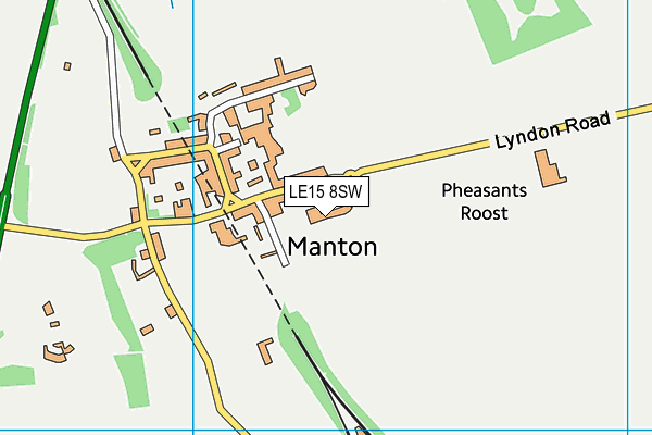 LE15 8SW map - OS VectorMap District (Ordnance Survey) LE15 8SW map - OS VectorMap District (Ordnance Survey)