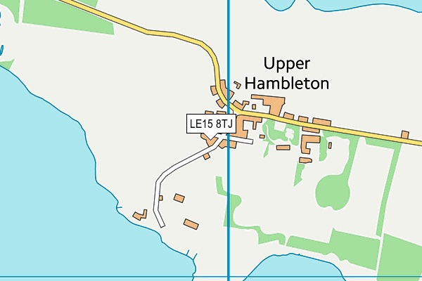LE15 8TJ map - OS VectorMap District (Ordnance Survey) LE15 8TJ map - OS VectorMap District (Ordnance Survey)