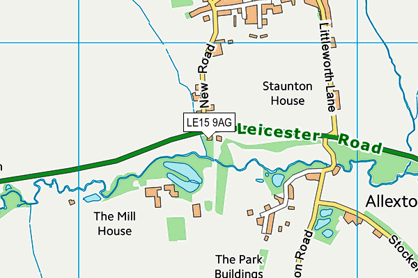 LE15 9AG map - OS VectorMap District (Ordnance Survey) LE15 9AG map - OS VectorMap District (Ordnance Survey)