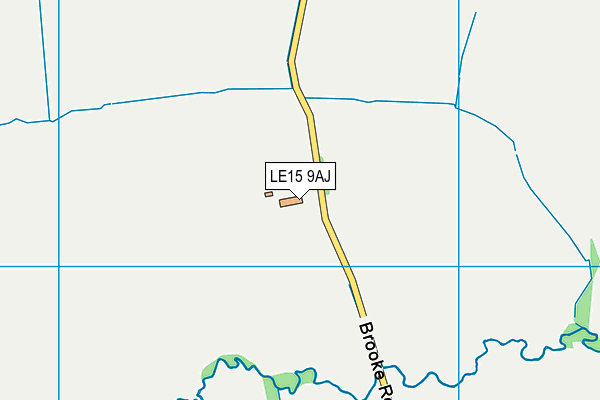 LE15 9AJ map - OS VectorMap District (Ordnance Survey) LE15 9AJ map - OS VectorMap District (Ordnance Survey)