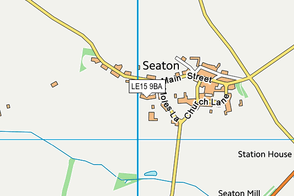 LE15 9BA map - OS VectorMap District (Ordnance Survey) LE15 9BA map - OS VectorMap District (Ordnance Survey)
