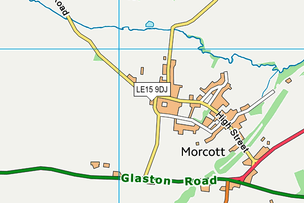LE15 9DJ map - OS VectorMap District (Ordnance Survey) LE15 9DJ map - OS VectorMap District (Ordnance Survey)