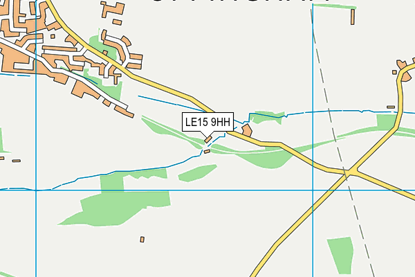 LE15 9HH map - OS VectorMap District (Ordnance Survey) LE15 9HH map - OS VectorMap District (Ordnance Survey)