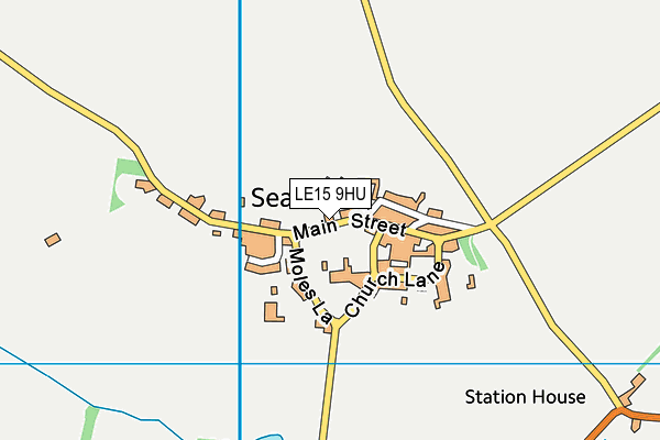 LE15 9HU map - OS VectorMap District (Ordnance Survey) LE15 9HU map - OS VectorMap District (Ordnance Survey)